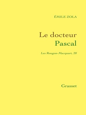 cover image of Le docteur Pascal